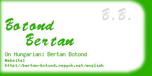 botond bertan business card